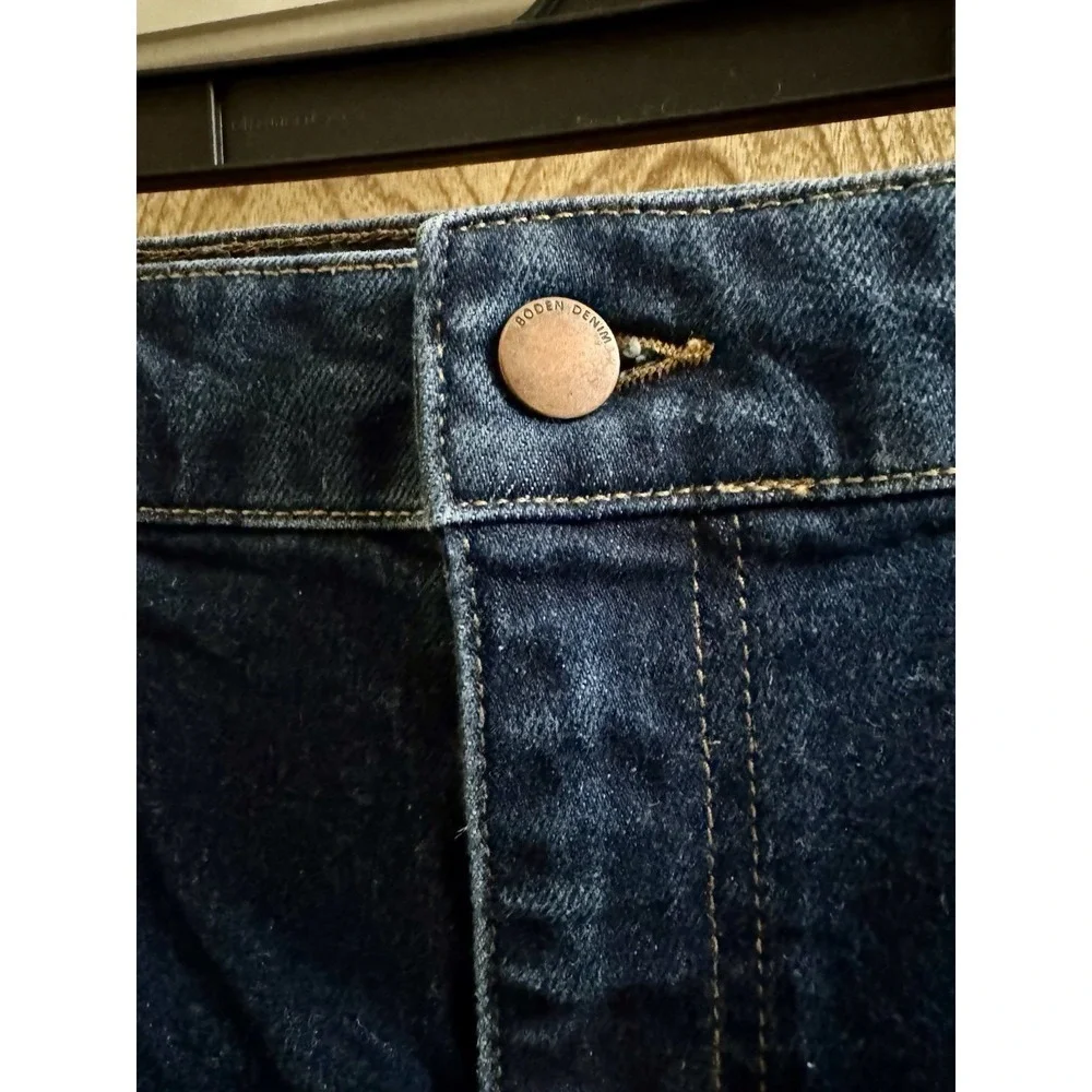 Boden Jeans Utility Flare Size US 20 Dark Wash High Rise Denim Quality EUC T0768